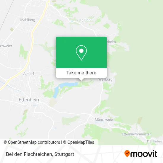 Bei den Fischteichen map