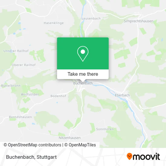 Buchenbach map