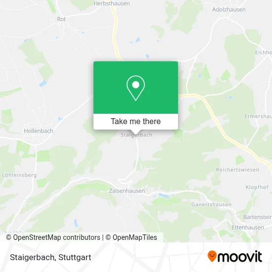 Staigerbach map
