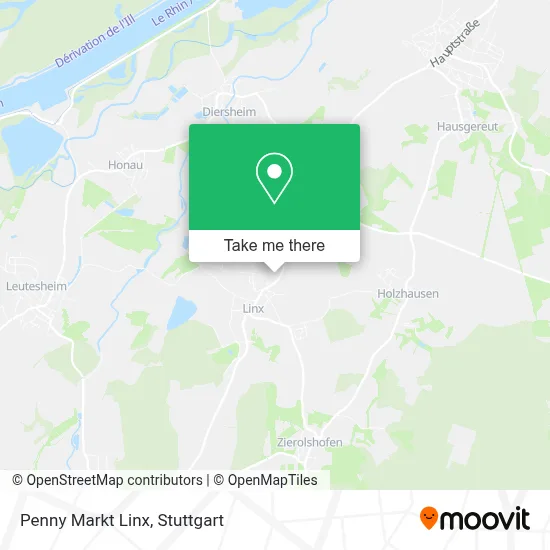 Penny Markt Linx map