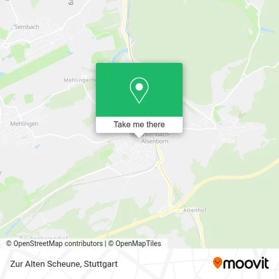 Zur Alten Scheune map