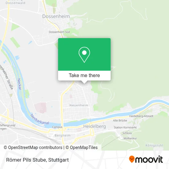 Römer Pils Stube map