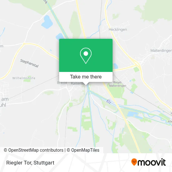 Riegler Tor map