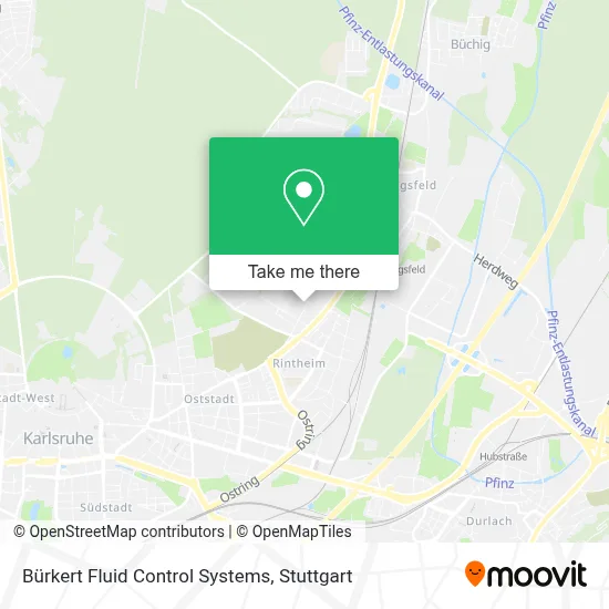 Bürkert Fluid Control Systems map