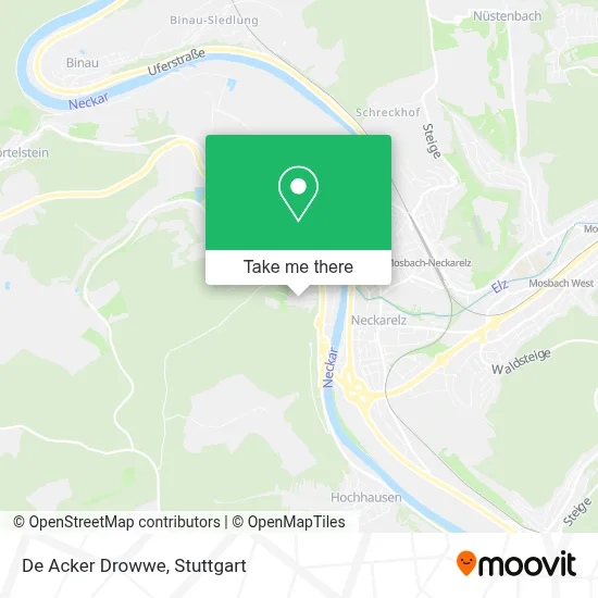 De Acker Drowwe map