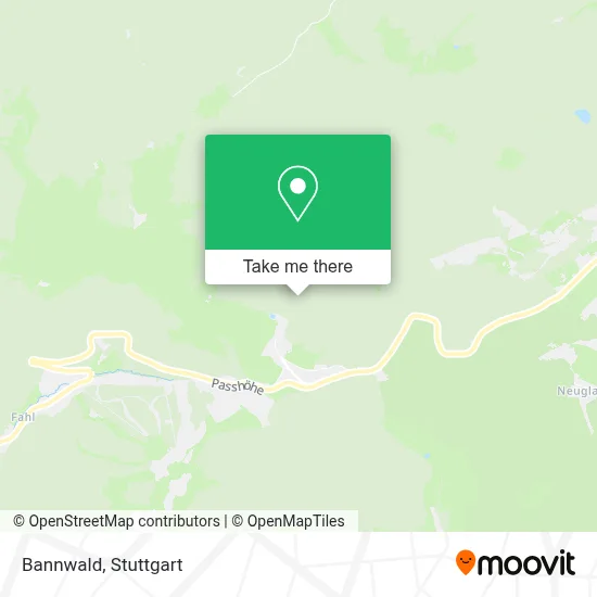 Bannwald map