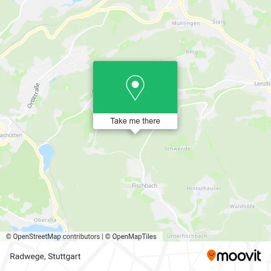 Radwege map