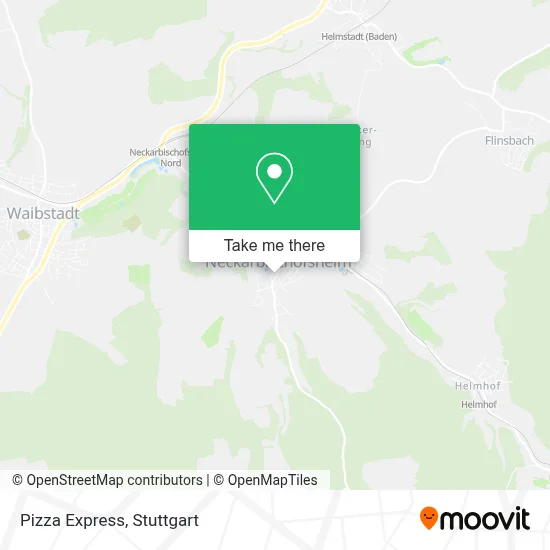 Pizza Express map