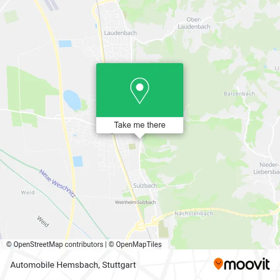 Automobile Hemsbach map
