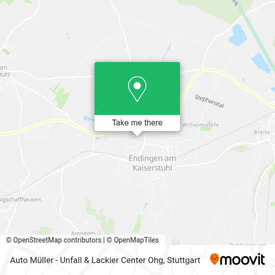 Auto Müller - Unfall & Lackier Center Ohg map