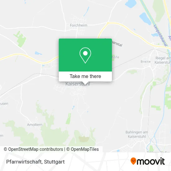 Pfarrwirtschaft map