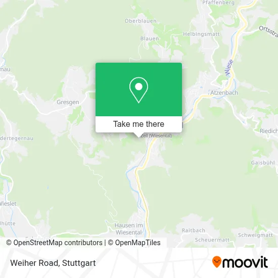 Weiherweg map