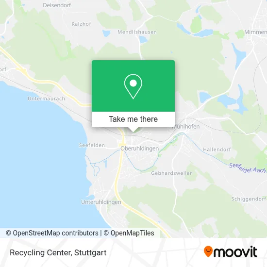 Wertstoffhof map
