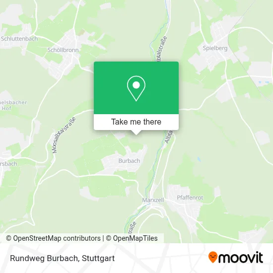 Rundweg Burbach map