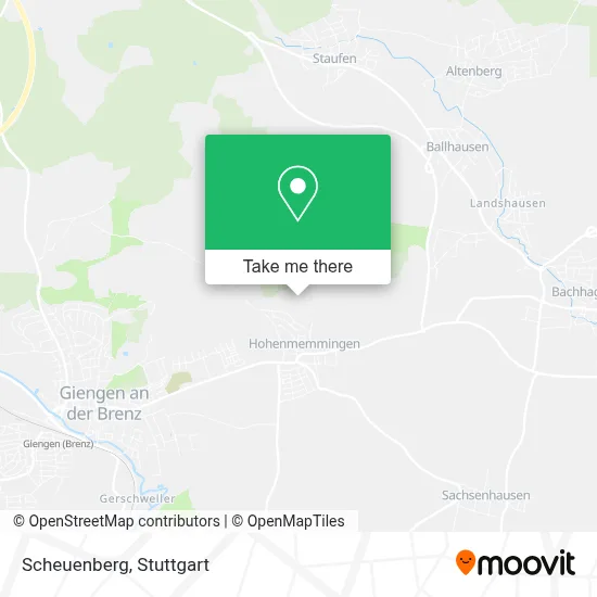 Scheuenberg map