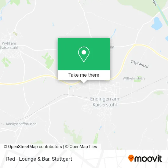 Red - Lounge & Bar map