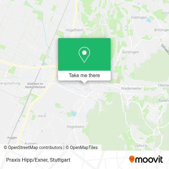 Praxis Hipp/Exner map