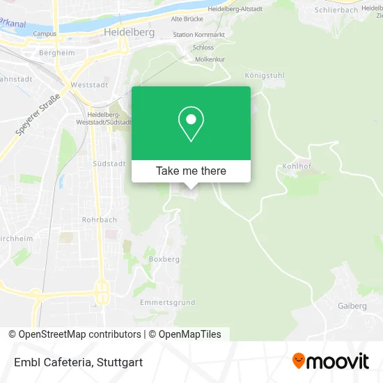 Embl Cafeteria map