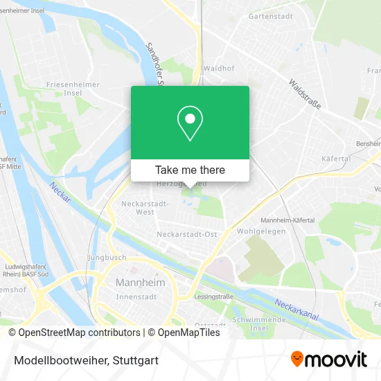 Modellbootweiher map