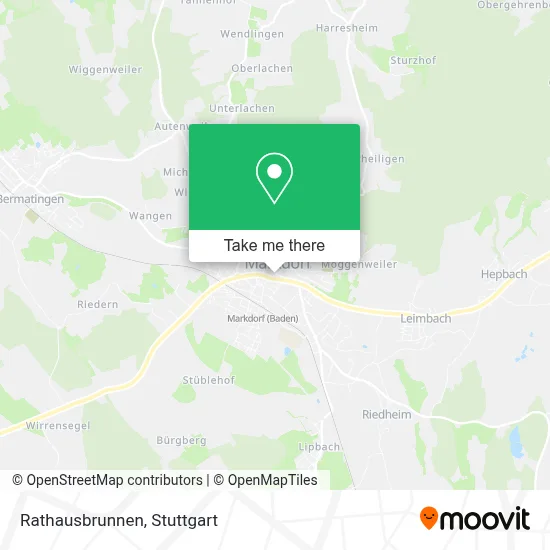 Rathausbrunnen map