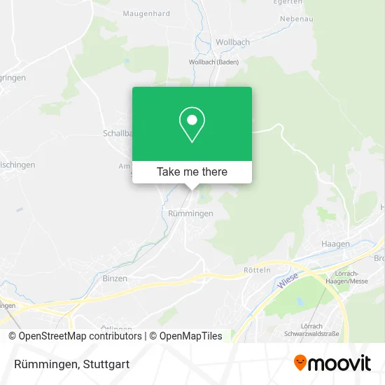 Rümmingen map