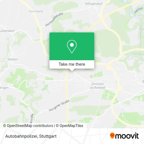 Autobahnpolizei map