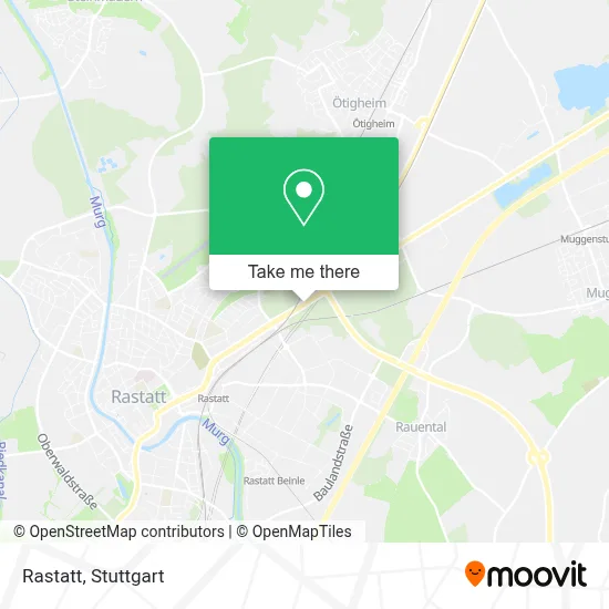 Rastatt map