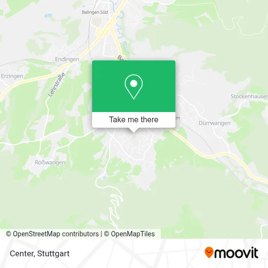 Zentrum map