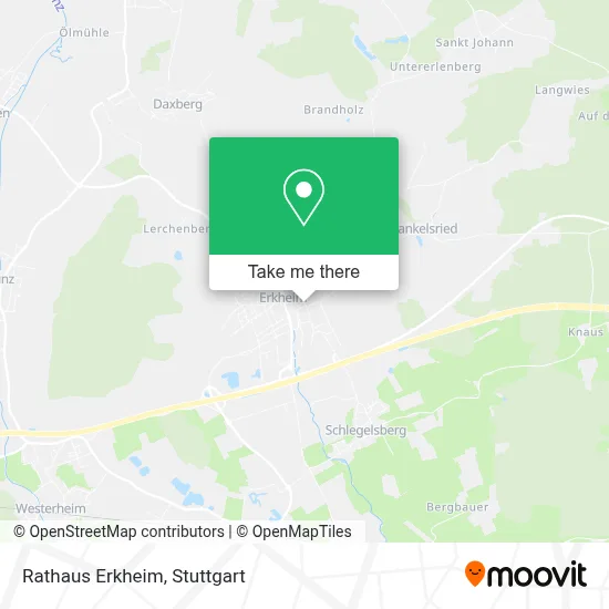Rathaus Erkheim map