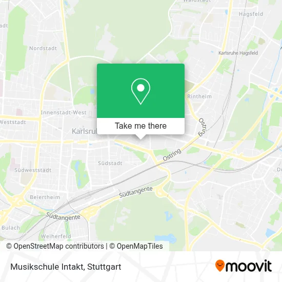 Musikschule Intakt map