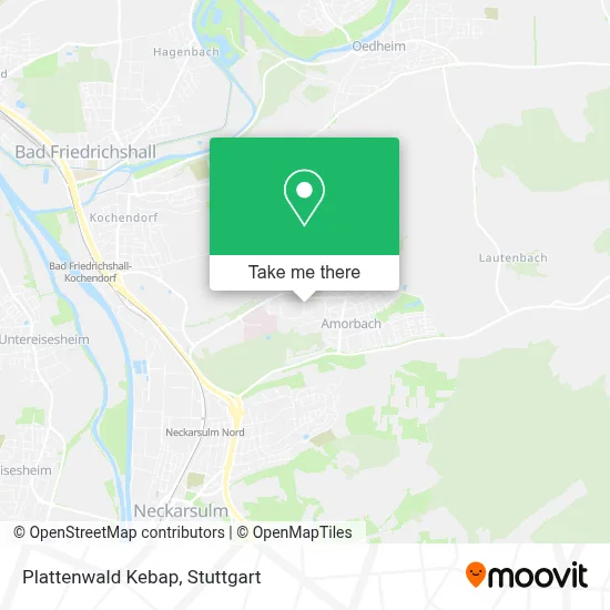 Plattenwald Kebap map