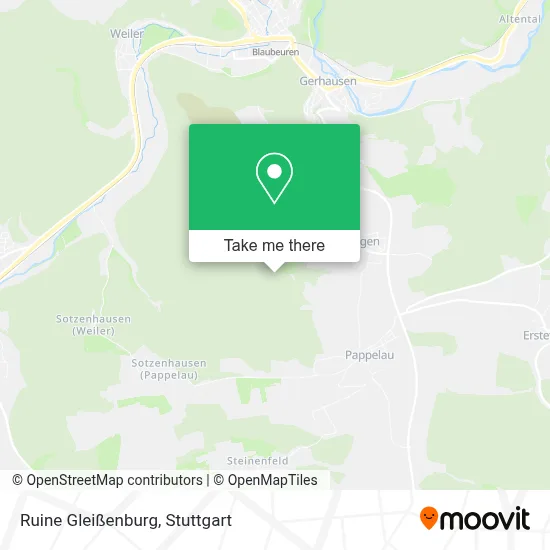 Ruine Gleißenburg map