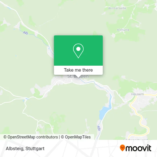 Albsteig map