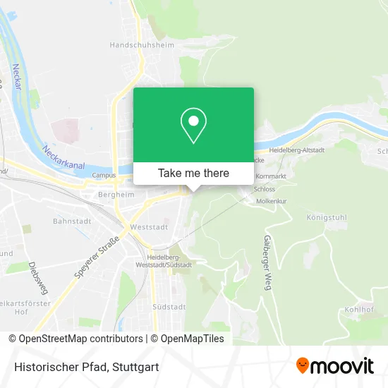 Historischer Pfad map