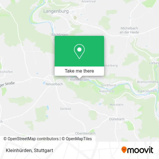 Kleinhürden map