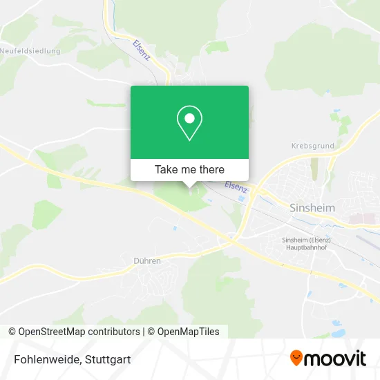 Fohlenweide map