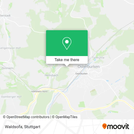 Waldsofa map