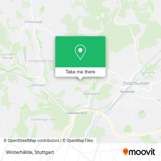 Winterhälde map