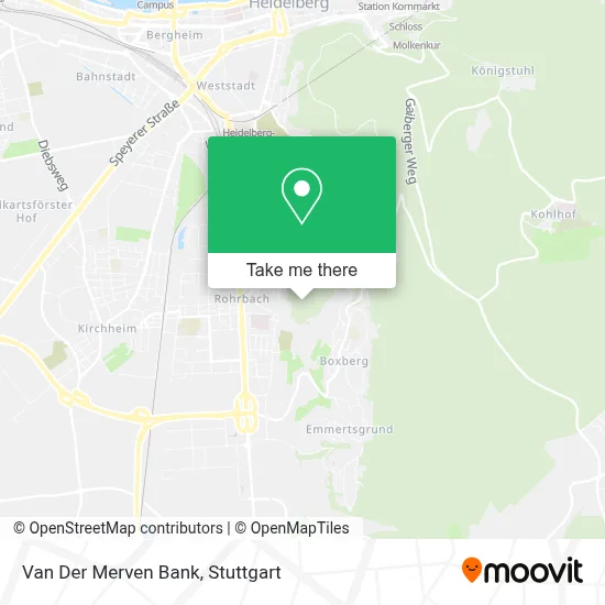 Van Der Merven Bank map