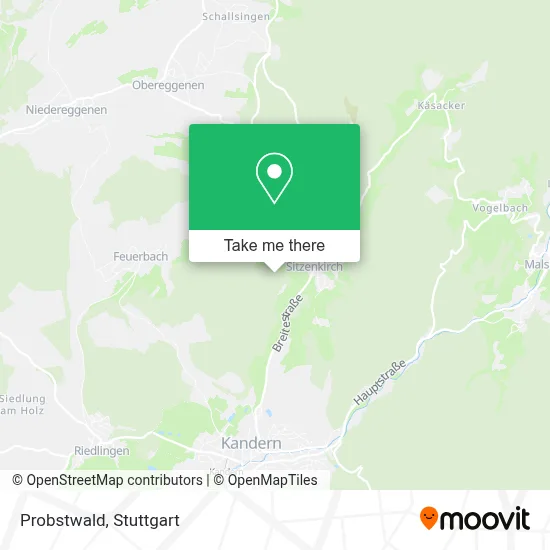 Probstwald map