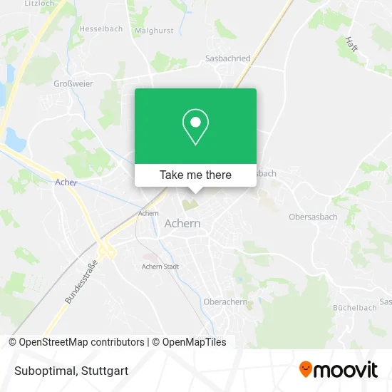 Suboptimal map