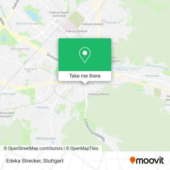 Edeka Strecker map