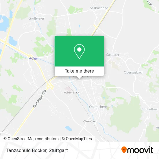 Tanzschule Becker map