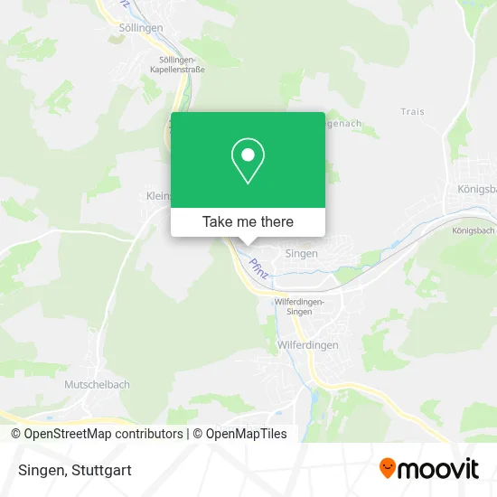 Singen map