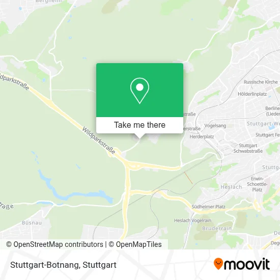 Stuttgart-Botnang map