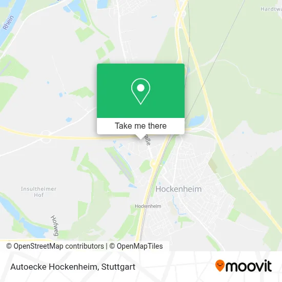Autoecke Hockenheim map