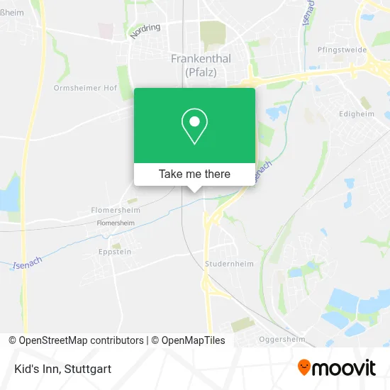 Kid's Inn map