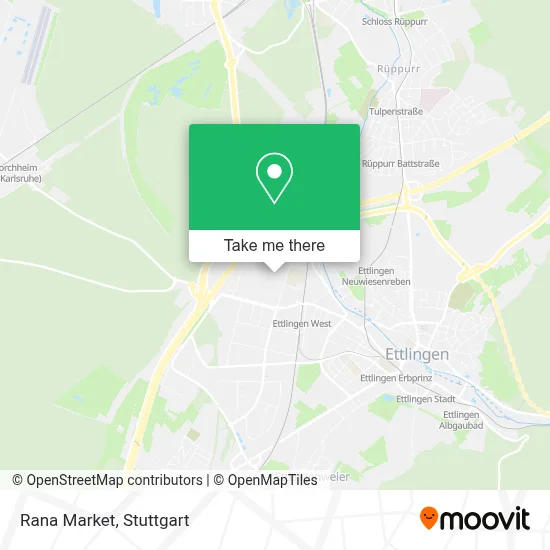 Rana Market map