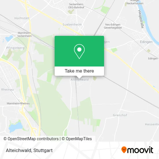 Alteichwald map