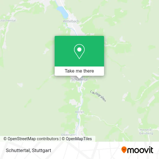 Schuttertal map